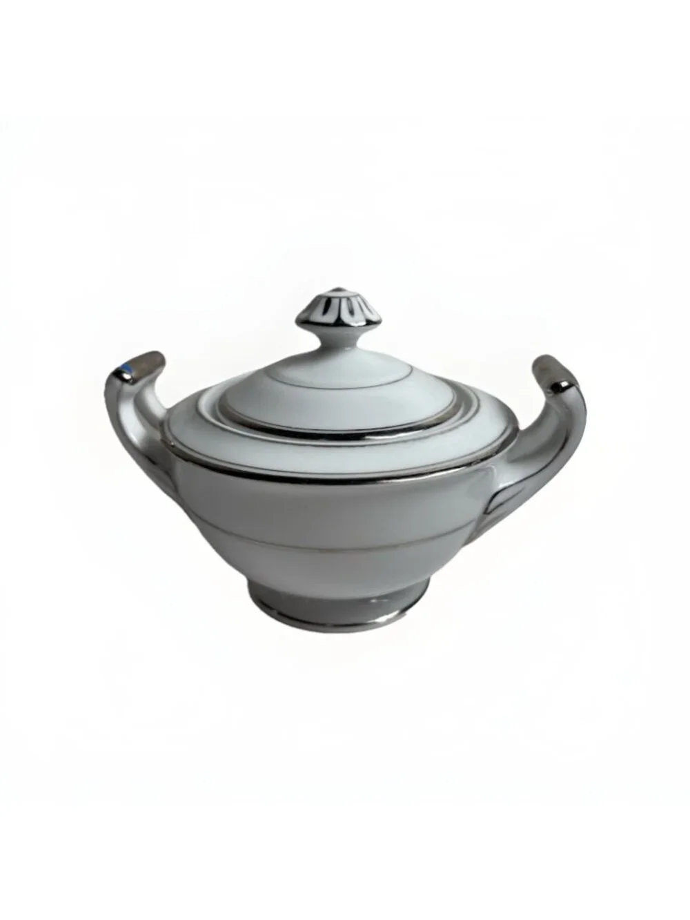 New Rose Hand Painted Teapot, Sugar Bowl And Creamer